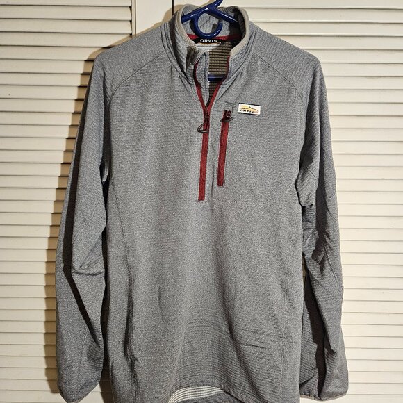 Orvis Other - Orvis Horseshoe Hills 1/4 zip Fleece Pullover Gray Small